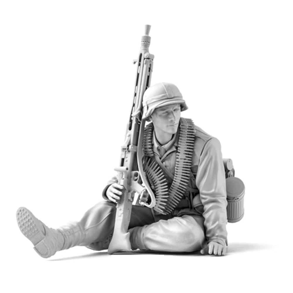 Model Kit Oberon - 1/16 Infantry MG42 Gunner, GM, Resin