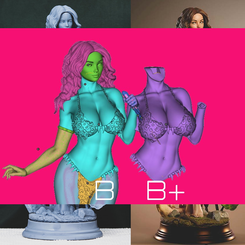 3 Styles Origi Character  6083 - Model Kit Figure 评论和价格