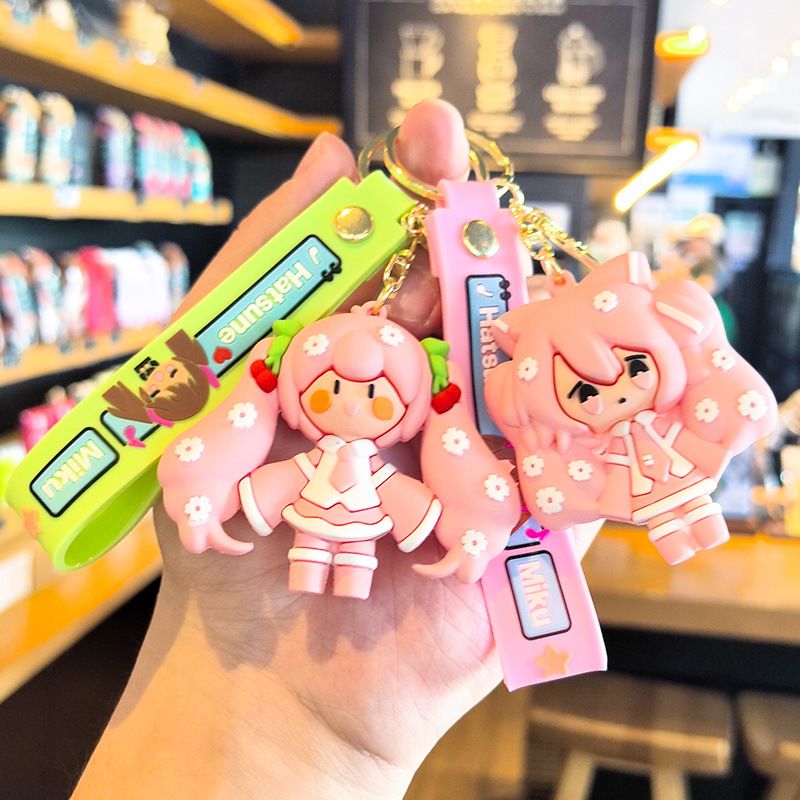 Hatsune Miku Keychain Cartoon  - Model Kit Japanese 评论和价格