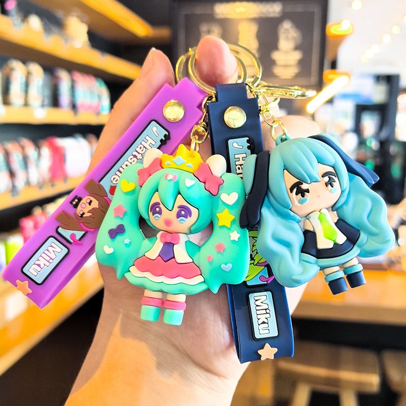 Hatsune Miku Keychain Cartoon  - Model Kit Japanese 评论和价格