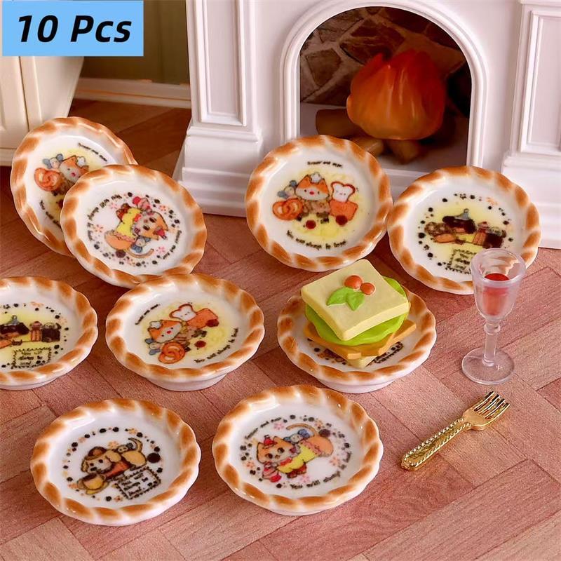 10Pcs/set Dollhouse Miniature  - Model Kit House 评论和价格