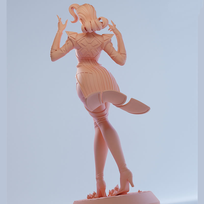 2 Styles Comic Character 6411  - Model Kit Figure 评论和价格