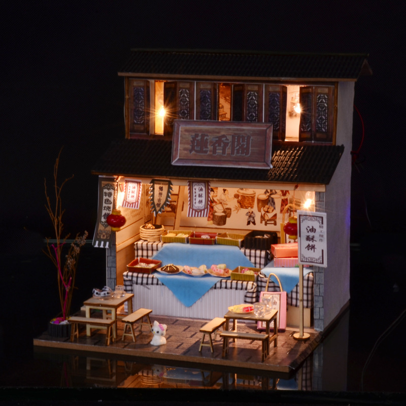 Japanese-Style DIY Miniature H - Model Kit Japanese 评论和价格