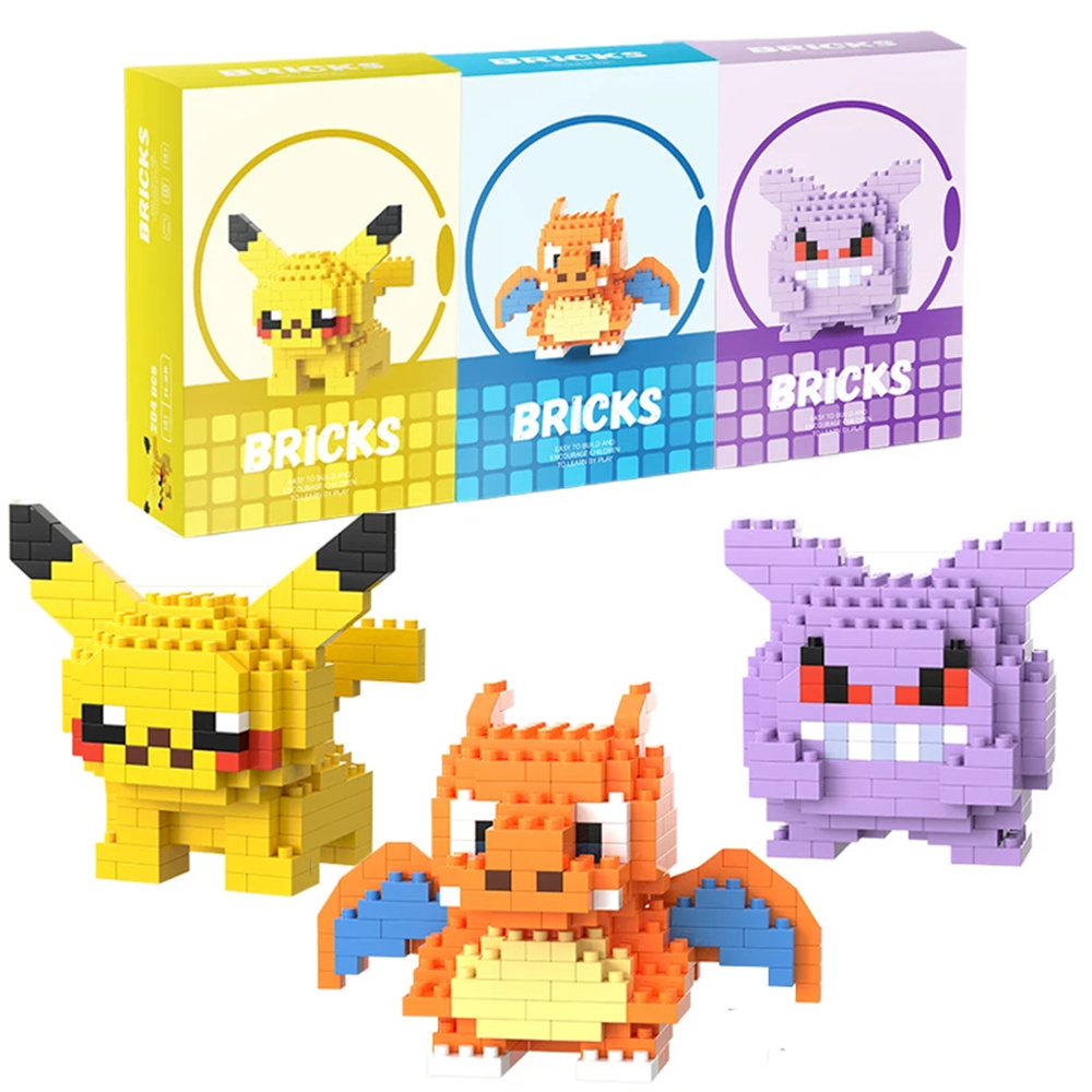Pokemon Micro Building Blocks  - Model Kit Figure 评论和价格