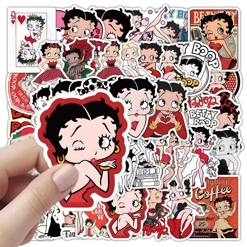 New 50PCS Betty Boop Sticker A - Model Kit New 评论和价格