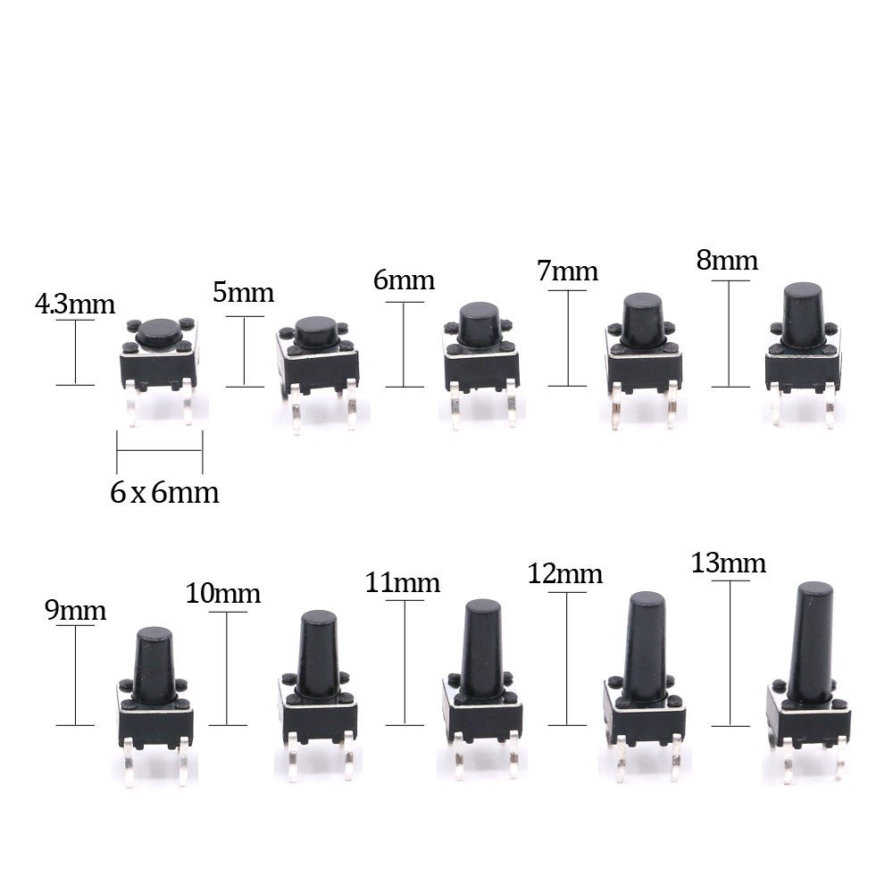 10 models 6*6 Tact Switch Tact - Model Kit Regus 评论和价格